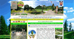 Desktop Screenshot of camping-raj.sk
